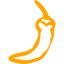 orange chili pepper icon