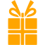 orange christmas 20 icon