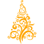 orange christmas 23 icon