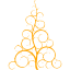 orange christmas 40 icon