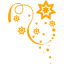 orange christmas 7 icon