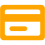 orange credit card 7 icon