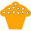 orange cupcake 4 icon