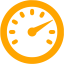 orange dashboard 2 icon