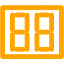 orange display icon