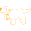 orange dog 18 icon