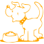 orange dog 19 icon