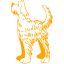 orange dog 25 icon