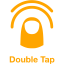 orange double tap 2 icon