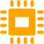 orange electronics icon