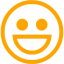 orange emoticon 24 icon