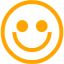 orange emoticon 30 icon