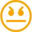 orange emoticon 45 icon