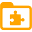 orange extensions icon