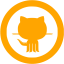 orange github 10 icon