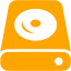 orange hdd icon