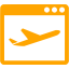 orange landing page icon