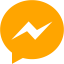 orange messenger icon