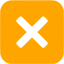 orange multiply icon