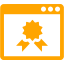 orange page quality icon