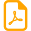 orange pdf icon