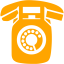 orange phone 64 icon