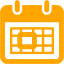 orange planner icon