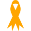 orange ribbon icon