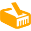 orange rj45 icon