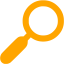 orange search 2 icon