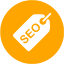 orange seo tag 2 icon