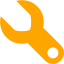 orange settings 18 icon