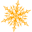 orange snowflake 14 icon