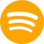 orange spotify icon