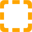 orange square dashed rounded icon