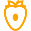 orange strawberry 3 icon