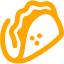 orange taco icon