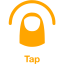 orange tap 2 icon