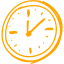 orange time 11 icon