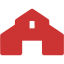 persian red barn icon