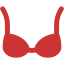 persian red bra icon