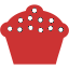 persian red cupcake 5 icon