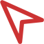 persian red cursor 3 icon