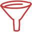 persian red filter icon