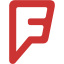 persian red foursquare 2 icon