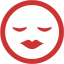 persian red kiss icon