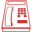 persian red phone 35 icon