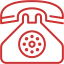 persian red phone 66 icon
