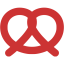 persian red pretzel icon