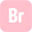 pink adobe br icon